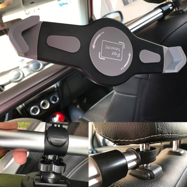Universal Tablet Holder for Car Back Seat with Adjustable Headrest Mount
