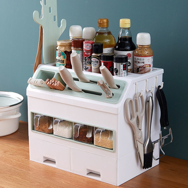 Multifunctional Spice Bottle Storage Rack Multi-layer Kitchen Supplies Knife Holder Combination Set Device Rack