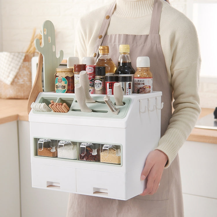 Multifunctional Spice Bottle Storage Rack Multi-layer Kitchen Supplies Knife Holder Combination Set Device Rack