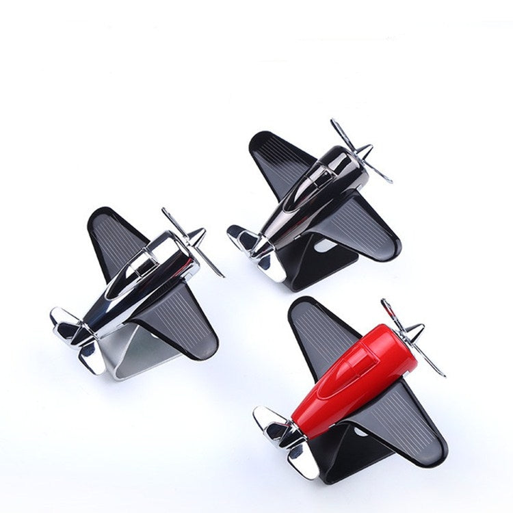 Solar Aromatherapy Car Décor - Whimsical Rotating Aircraft Fragrance Holder