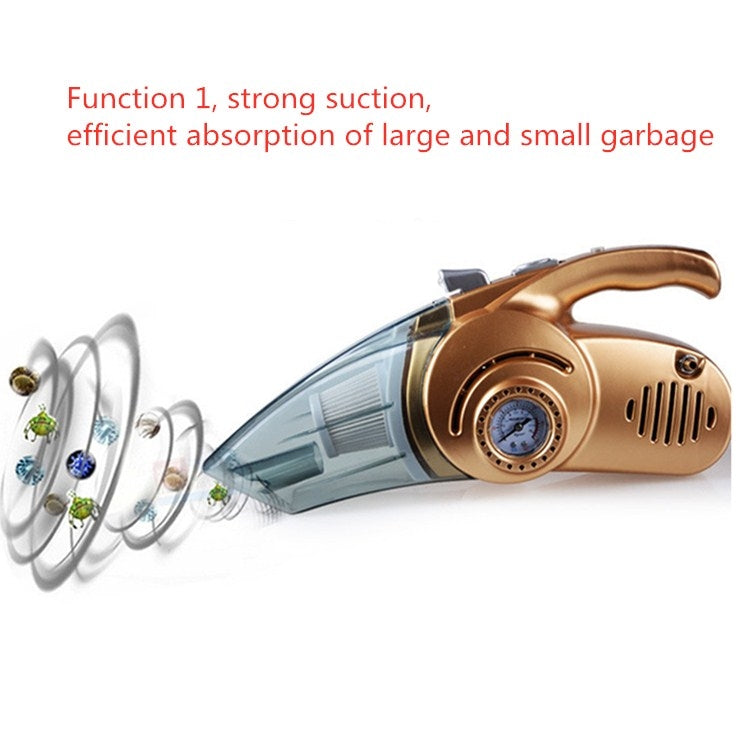 Car Vacuum Cleaner Four-in-one Air Pump Car Wireless Pump Powerful Inflator, Four-in-one Air Pump