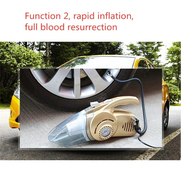 Car Vacuum Cleaner Four-in-one Air Pump Car Wireless Pump Powerful Inflator, Four-in-one Air Pump