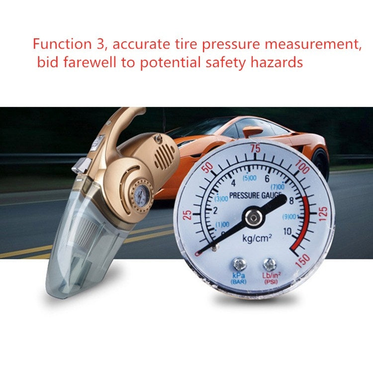 Car Vacuum Cleaner Four-in-one Air Pump Car Wireless Pump Powerful Inflator, Four-in-one Air Pump