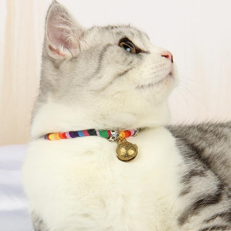 Cat Bell Collar Handmade Dog Cat Accessories Neck Collar