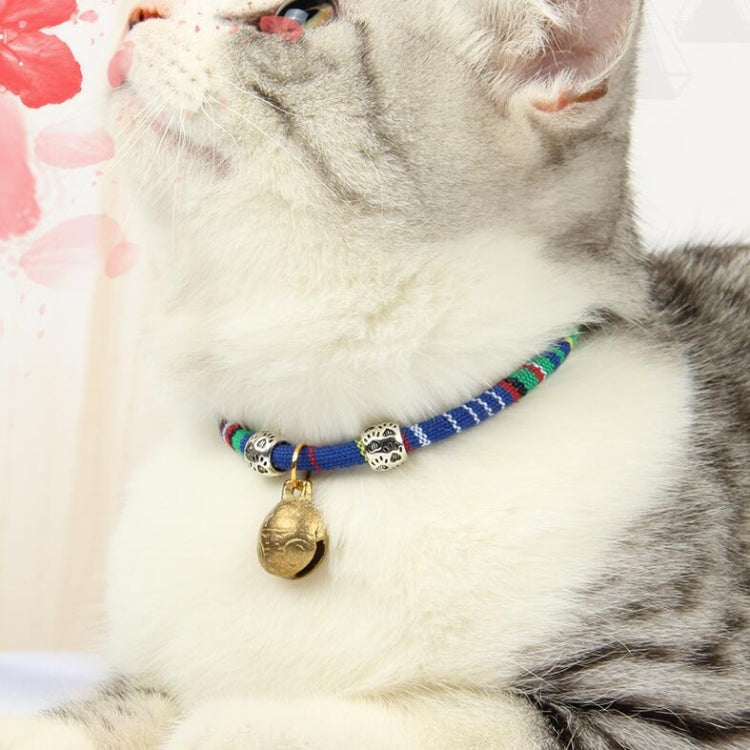 Cat Bell Collar Handmade Dog Cat Accessories Neck Collar