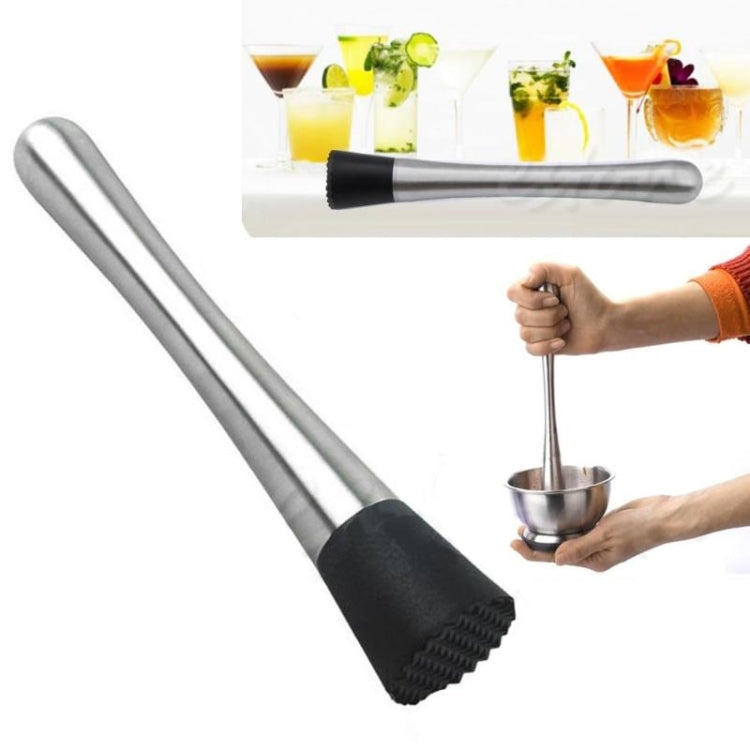 Stainless Steel Crushed Popsicle Mint Lemon Stir Bar Utensil