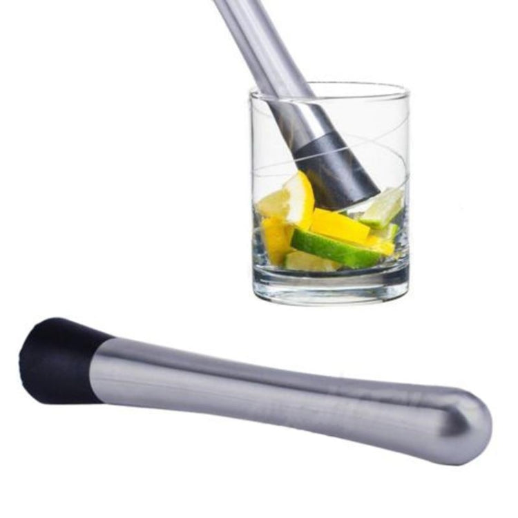 Stainless Steel Crushed Popsicle Mint Lemon Stir Bar Utensil