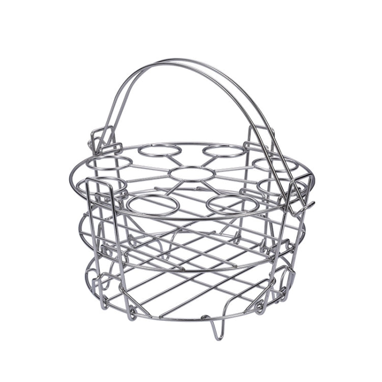 Stainless Steel Steamer Kitchen Steamed Eggs Steamed Multi-function Steam Rack