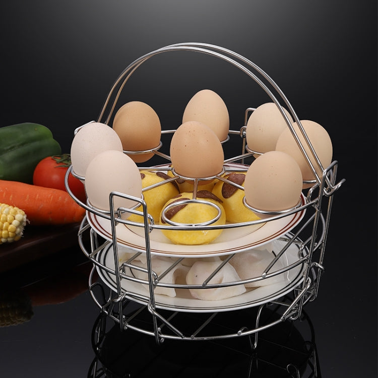 Stainless Steel Steamer Kitchen Steamed Eggs Steamed Multi-function Steam Rack