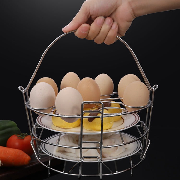 Stainless Steel Steamer Kitchen Steamed Eggs Steamed Multi-function Steam Rack