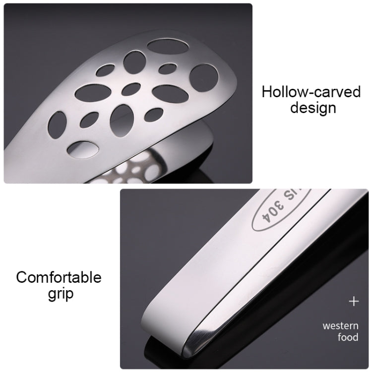 Stainless Steel Food Clip Anti-scalding Bread Steak Barbecue Clip Baking Tool