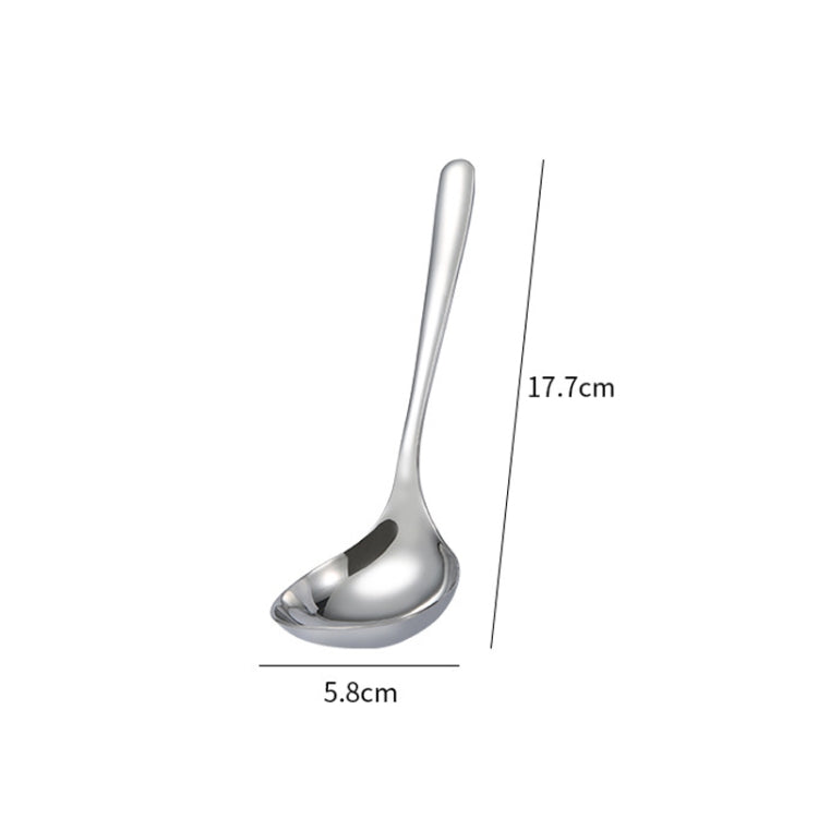 Stainless Steel Soup Spoon Restaurant Common Spoon Household Rice Bowl