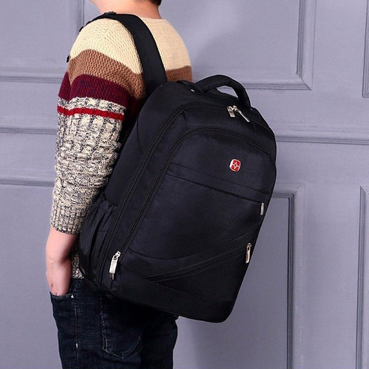 18 inch Pull Rod Double Shoulders School Bag Book Backpack Business Travel Box Bag