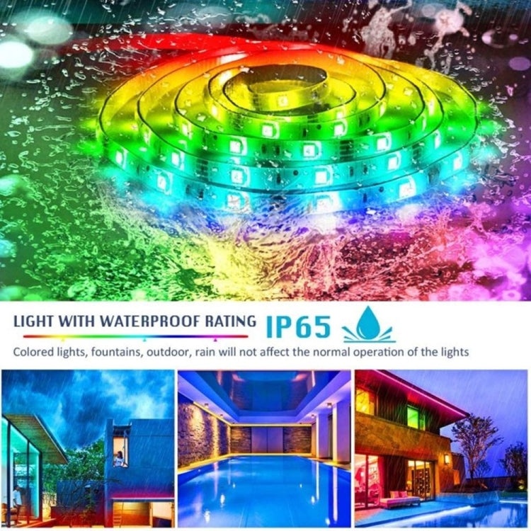 10m 180 LEDs SMD 5050 LED RGB Light Strip with WIFI Remote Control (Color:Waterproof Size:UK Plug)